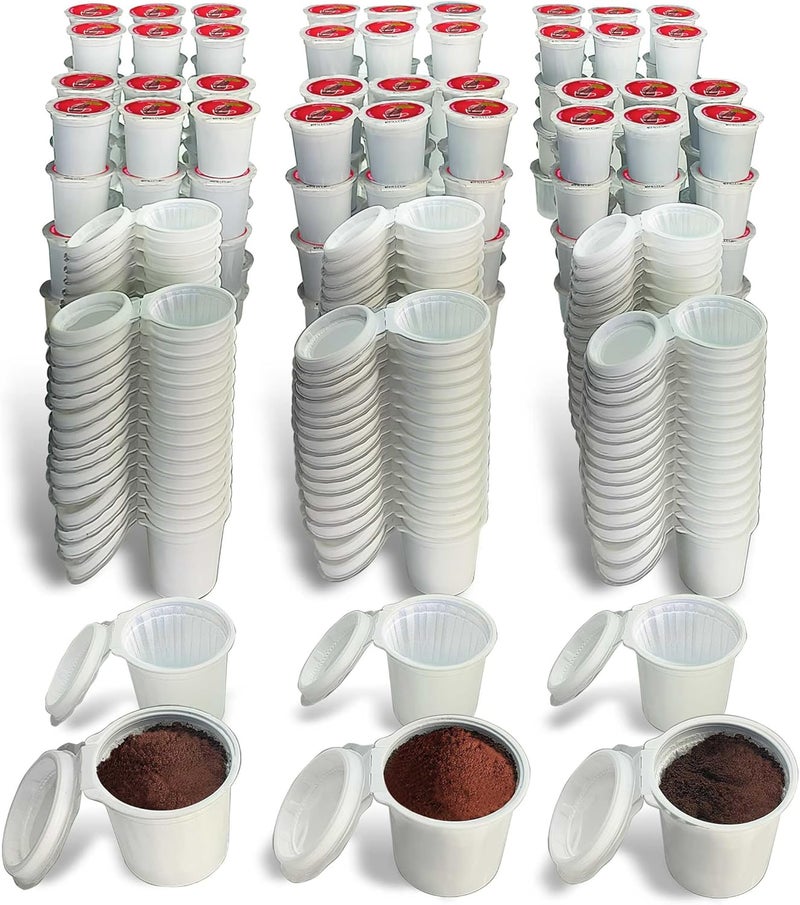 iFillCup 240 Refillable K Cups - Ultrafine Filter for Sediment-Free Insanely Rich Brew, DeepBrew Filter Holds 50% More Coffee, Universal K Cup Brewer Compatibility, Reusable up to 5 Times | Red - Image 1